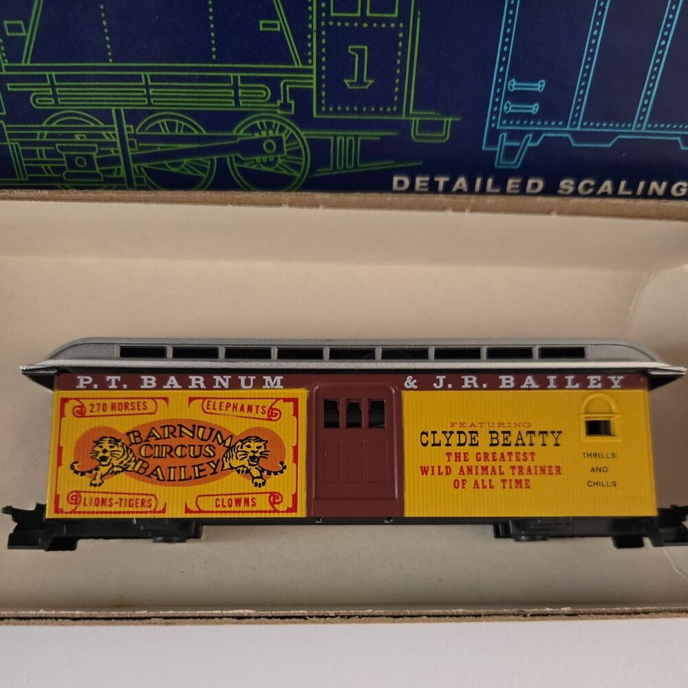 VTG Roundhouse HO Barnum & Bailey Circus Baggage Car Kit #3795 Clyde Beatty